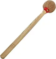 JOINPAYA Bass Drum Mallet Lightweight Maple Cloth Percussion Stick Slip Handle for Marching Bands and Drum Practice