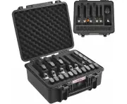 VEVOR Hard Pistol Cases with Pre-cut Lining Lockable Pistol Case for 6 Pistol