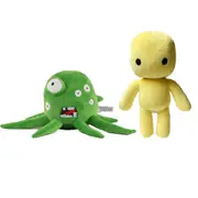 Wobbly Life Plush Toy Game Peripheral Cute Octopus Stuffed Figure Toys For Kid Gift Green