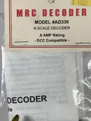 MRC N Scale Decoder AD330 Model Trains New