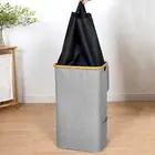 Clothes Storage Basket Laundry Organizer Capacity Hamper with Detachable Mesh