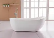 1500*800*800mm Bella Gloss White Acrylic Freestanding Bathtub