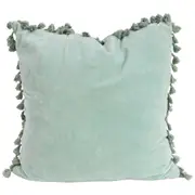 LVD Cushion Velvet Tassels Frost Throw Pillow Home/Lounge Decor 50cm Square