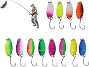 Single Hook Sequin Lure | Sequins Spoon Single Hook Lure - Multi-Functional Leisure Tool for All Kinds of Weather and Water Conditions