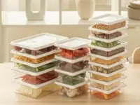 在飛比找愛料理市集優惠-韓國昌信收納保鮮盒 SENSE 全系列小冰箱收納超值 J 組