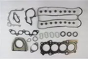 FULL HEAD OVERHAUL ENGINE GASKET SET FIT, Compatible For Fiesta MK IV Hatchback 1.4i 16V, Compatible For Fusion JU 2002-2012 Estate 1.4