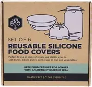 Ever Eco Reusable Silicone Food Covers 6pk