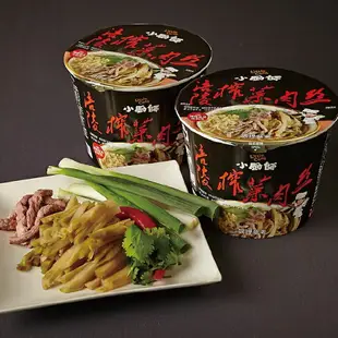 【小廚師慢食麵】涪陵榨菜肉絲麵 (194g*6桶/箱)泡麵 即食 宵夜必備 調理包 料理包