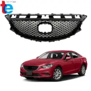 Fit For 2014 2015 2016 Mazda 6 Front Bumper Upper Grille Mesh Honeycomb Black (for: Mazda)