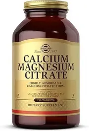 Solgar - Calcium Magnesium Citrate - 250 Tablets