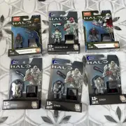 MEGA CONSTRUX HALO SERIES 18 - 1 Spartan MK VII, Decimus, Agent Locke & 3 Atriox