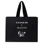 Coach Paper Bag Snoopy COACH Shop Bag Peanuts Collaboration Genuine Paper Bag Bl