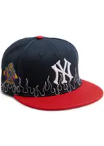 Loso Nyc NY Bones Sashiko Twill cap - Blue S7 3/4