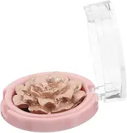 [OATIPHO] Metallic Highlighter Palette Carved Rose Design Glossy Shimmer Cheek Powder for Radiant Glow Illuminates Face Eyes Nose Comfortable Formula for Women Makeup Supplies