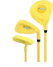 Junior Kids Golf Clubs Set - Right Hand, Ages 2-5, Hybrid & Utility Clubs Included, Perfect for Boys Girls Learning Golf - Complete Golf Clubs Set