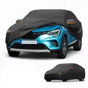Car Cover Waterproof All Weather for Renault Clio 1990-2024 Black 210D-PU (for: Renault)