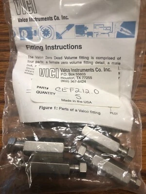 Valco VICI Reducing Union with Filter 1/8" to 1/16" - CEF212.0