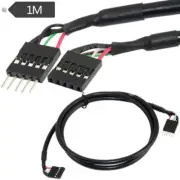 10x Internal 5-Pin USB IDC Motherboard Header Male to Female Extension Cable 3ft