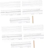 ERINGOGO 2 Sets Piano Keyboard Stickers Adhesive Decals for Piano Easy Install Remove Thin Quiet Material