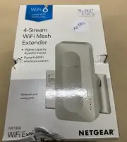 NETGEAR AX1800 WiFi 6 Mesh Extender (EAX15-200AUS) - New