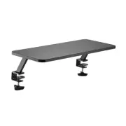 Ergonomic Mounted Computer Monitor Riser Stand Floating Desk Shelf Clamp On Base