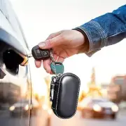 Car Smart Key Case Remote Fob Case Holder Keychain Case Bag Universal Vehichle C