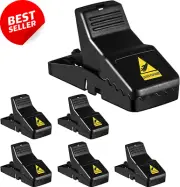 Mouse Traps Snap Traps for Small Mice Reusable Quick Kill Indoor Outdoor 6 Pack