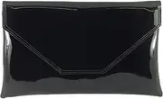 [LONI] Womens Stylish Large Envelope Patent Clutch Bag/Shoulder Bag Wedding Party Prom Bag