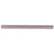 Professional Triangular Scale Ruler, Metal Architecture Scale, 12 Inch, 987M1...