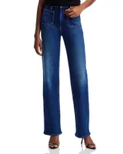 Mother Patch Pocket Rambler Jeans in Boots Made for Walking