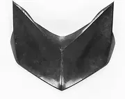 Motorcycle Mudguard Motorcycle Headlamp Upper Beak Nose Extension Cover Cowl Fairing Fit For Yamaha XMAX 300 2023 2024 Cowls Board(Unpainted)