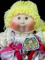Vintage 1985 GEORGIA DEE Porcelain Cabbage Patch Doll #4889 Xavier Roberts NOS