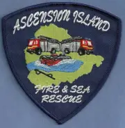 ASCENSION ISLAND UNITED KINGDOM FIRE RESCUE PATCH