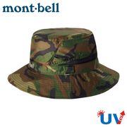 【速捷戶外】日本mont-bell 1108709 Camouflage Watch Hat 抗UV圓盤帽-中性(迷彩) ， 登山帽，防曬帽，montbell