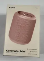 New, Pink KOVE Mauve Commuter Mini Bluetooth Speaker