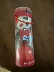 KONG Signature Balls LARGE Squeeze Action Tennis Squeak No Squeak Dog Fetch Toy