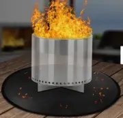 20” Fire Pit Mat, 4 Layers In/Outdoor Waterproof Grill Oilproof Tabletop BBQ NEW