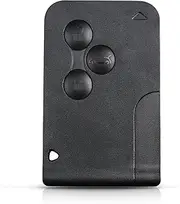 FLJKCT Car Key Shell 3 Button Smart Remote Key Shell,for Renault Megane Scenic 2003-2008