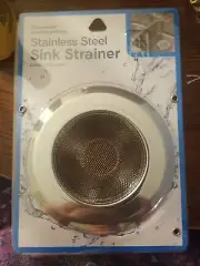 Brite Concepts Sink Strainer Waste Plug Drain Stopper Basket Stainless Steel