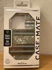 Case-Mate Hardshell Case MagSafe iPhone 14 Pro - Pearl Stripes NEW Magnetic