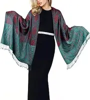 [Bomiclss] Pashmina Shawls and Wraps Scarf for Women Long Scarf for Evening Dresses Wedding Winter Gifts ﻿