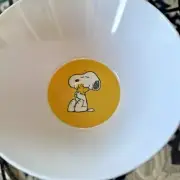 Snoopy Thanksgiving Pottery Barn peanuts Bowl holiday party Disney school SET 4