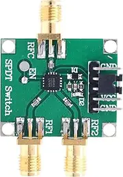RF Switch Module SPDT PCB Board 3 5V Power Supply 50 Ohms Impedance SMA Interface for Wireless Communication Systems and Signal Switching (HMC849)