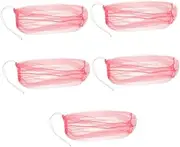 5pcs Mosquito Bug Netting Hat Wide Brim Netting for Outdoor Activities Neck Cover