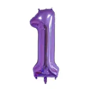 16/32/40 Inch Purple Number Balloon 0 1 2 3 4 5 6 7 8 9 Number Ballons Baby Show