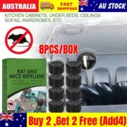 8PCS Rat Mouse-Repellent Pill Repellent Peppermint Oil Mice Rodent Pest Control