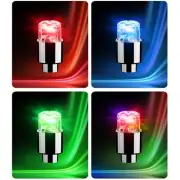 4Pcs Car Wheel Tire Tyre Air Valve Stem LED Light Caps Lamp Tire Glow Caps Cover