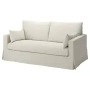 HYLTARP 2-seat sofa, Gransel natural
