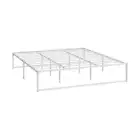 Metal Bed Frame KIng Size Beds Base Platform White