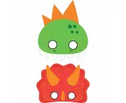 Dino-Mite Paper Masks (Pack of 8)